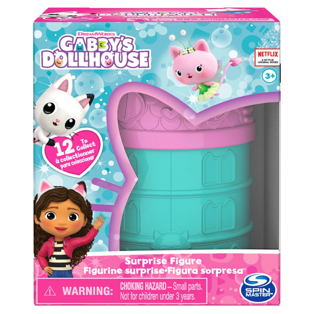 DreamWorks Gabby's Dollhouse, Surprise Blind Mini Figure and Accessory Stand (Style May Vary)