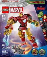 LEGO Marvel Iron Man Mech vs. Ultron Building Toy Set - Buildable Action Figure - Superhero Gift - 76307