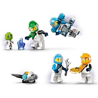 LEGO City Modular Galactic Spaceship Toy - Buildable Space Toy - with 4 Astronaut Minifigures & Alien Figure - 60446