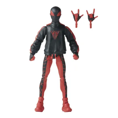 Hasbro Marvel Legends Series Miles Morales Spider-Man, Spider-Man Legends Collectible 6 Inch Action Figures