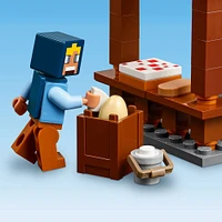 Cadeau d'ensemble de jeu vidéo LEGO Minecraft La ferme-moulin 21262