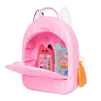 Gabby's Dollhouse, Coffret de voyage Gabby Girl C'est parti, jouets pour jeux de rôle de voyage, jouet passeport, jouet téléphone et charm boussole