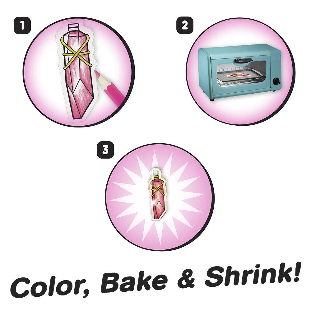 Shrinky Dinks Jewelry Kit, Kids Art and Craft Activity Set