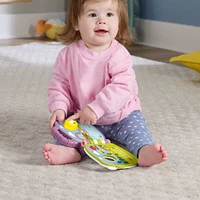 Fisher-Price Livre Interactif Singe Violet, avec lumières et sons - Édition anglaise