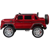 KidsVip 12V Enfants et Tout-Petits 4x4 Mercedes Maybach G650s Edition Voiture Eléctrique avec Commande à Distance - Rouge - Édition anglaise