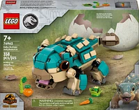 Jouet LEGO Jurassic World Bébé Petite Bosse : L'ankylosaurus 76962