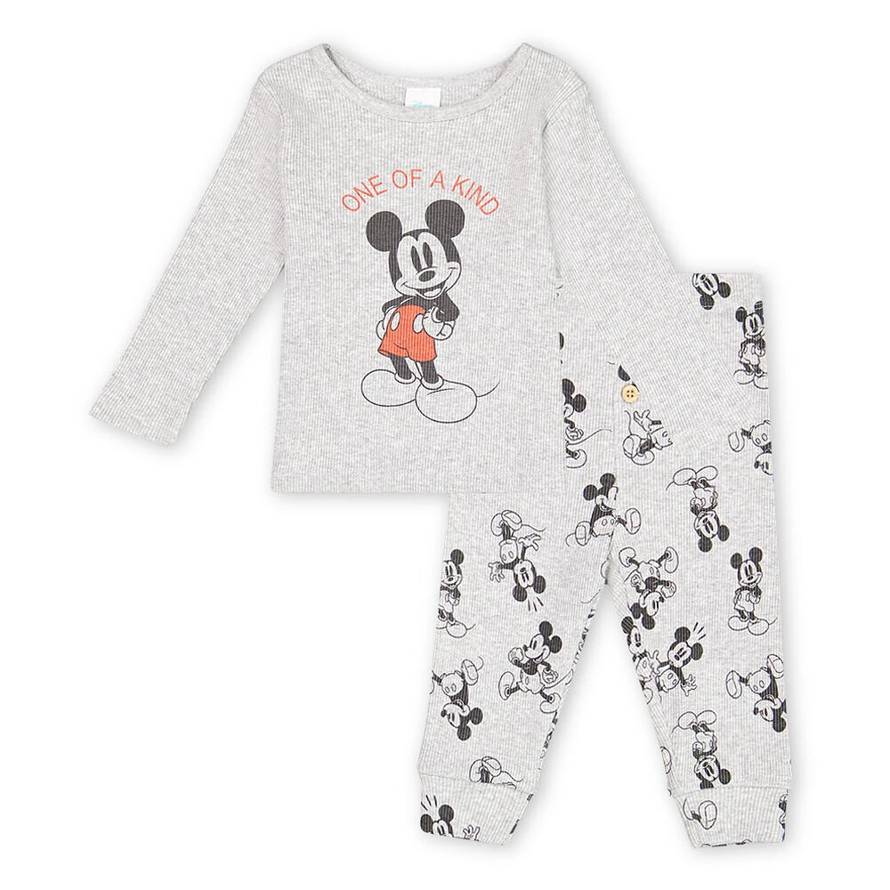 Mickey ens. Pantalon Gris