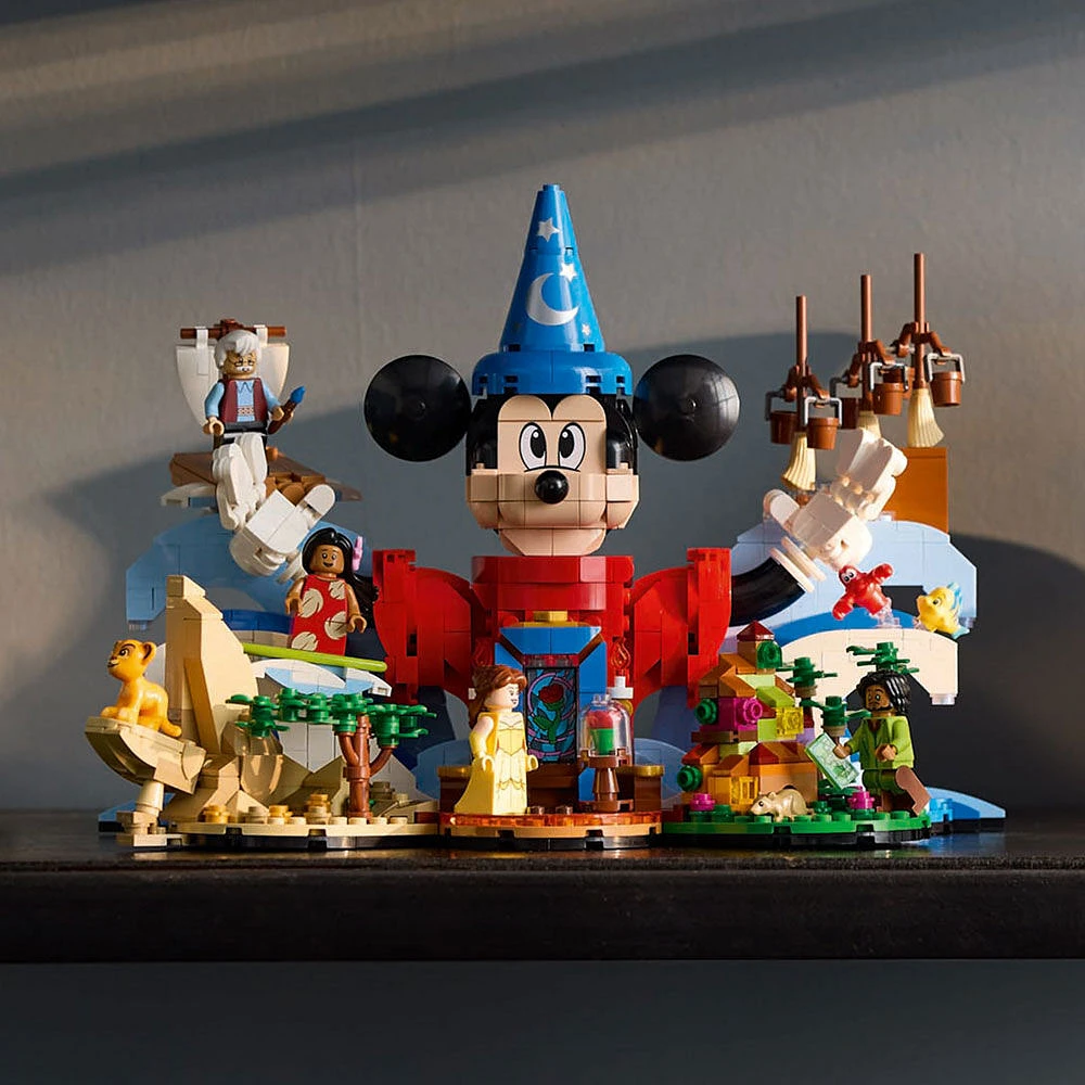 LEGO Ideas Magic of Disney Building Set, Collectible Display Model, Classic Disney Gift for Adults, 21352