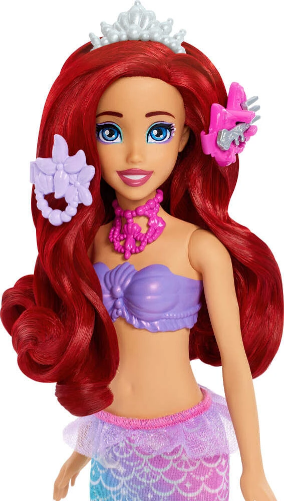 Princesses Disney Poupée et accessoire Ariel Coiffeuse Mystère