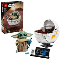 LEGO Star Wars: The Mandalorian Grogu With Hover Pram - Building Toy for Kids, Boys and Girls - 75403