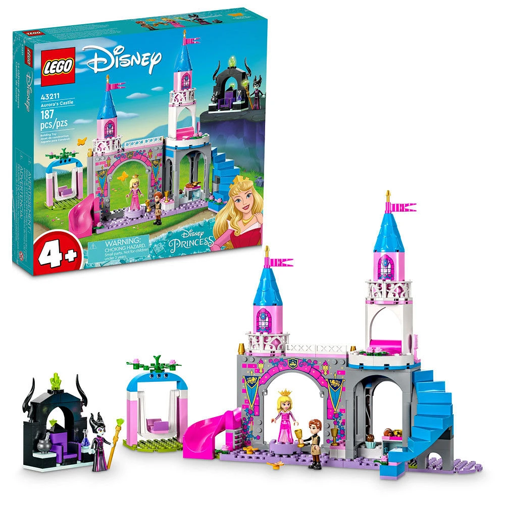 LEGO Disney Le château d'Aurore 43211 Ensemble de jeu de construction (187 pièces)