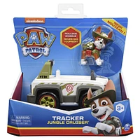 PAW Patrol, Jungle Cruiser de Tracker avec figurine à collectionner