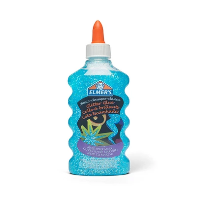 Elmers 6Oz Glitter Glue Blue