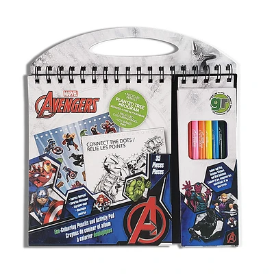 Eco Avengers Travel Colouring Activity