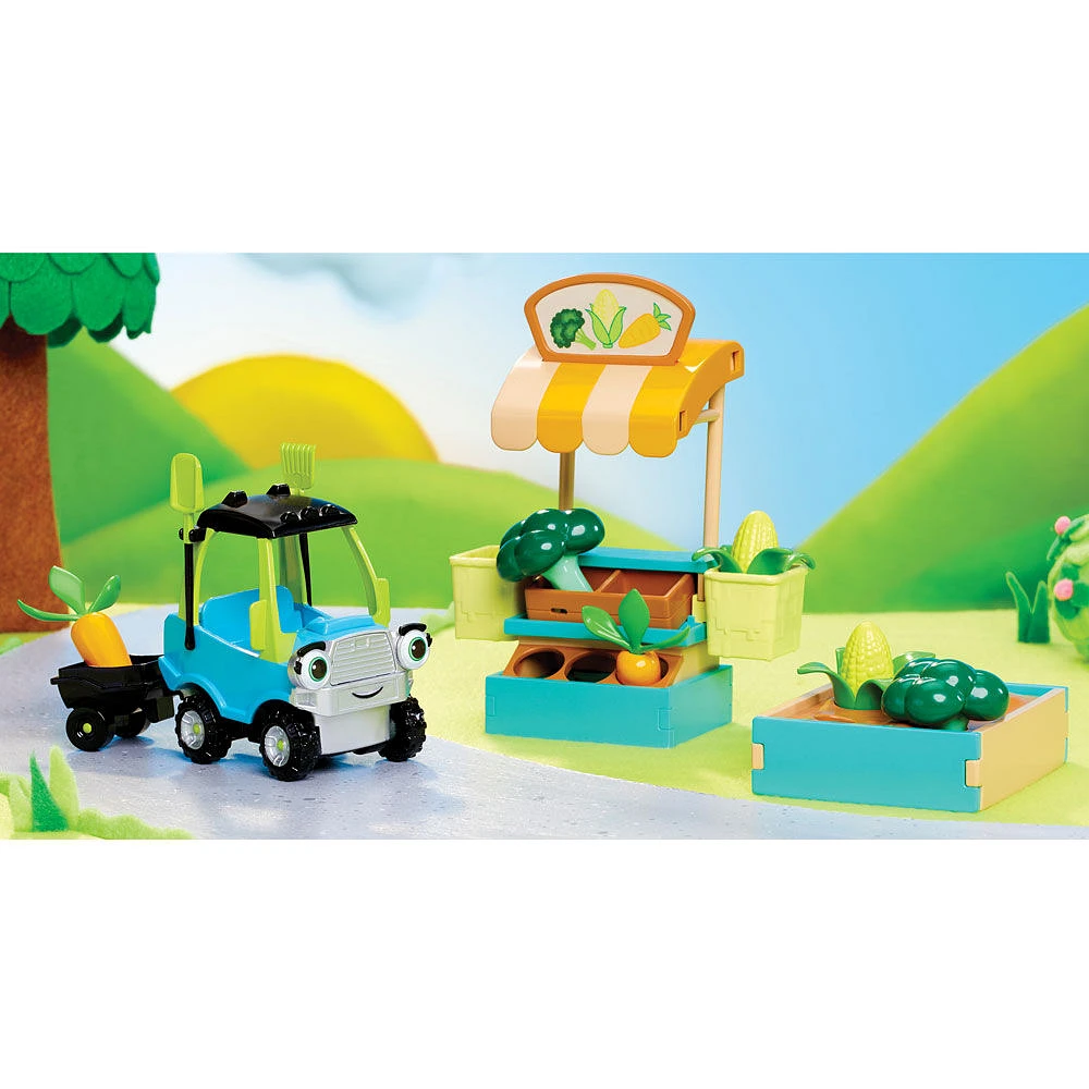 Let's Go Cozy Coupe Farmers Market Playset