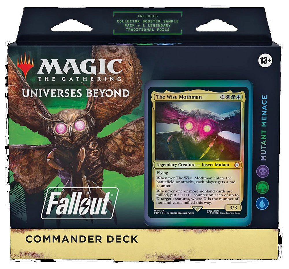 Magic Le Rassemblement : Deck Commander " Fallout " - 1 par commande, la couleur peut varier (Chacun vendu séparément, sélectionné au hasard)