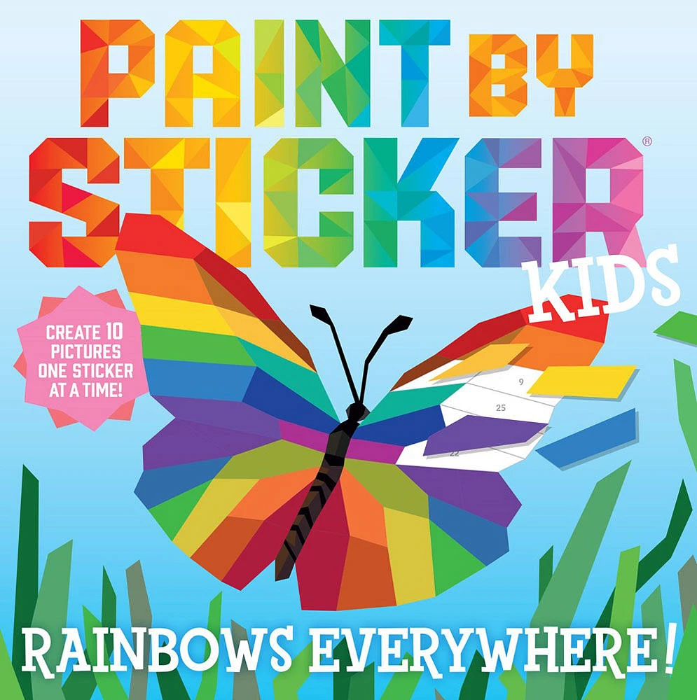 Paint By Sticker Kids: Rainbows Everywhere - Édition anglaise