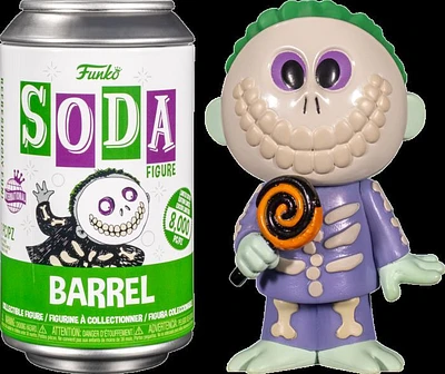 Figurine en Vinyle Barrel par Funko SODA! The Nightmare Before Christmas: - Notre exclusivité