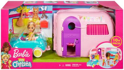 anytime Optimism get Mattel Barbie Club Chelsea Camper Playset with Doll, Puppy, Car,  Transforming Camper and Accessories | Metropolis at Metrotown