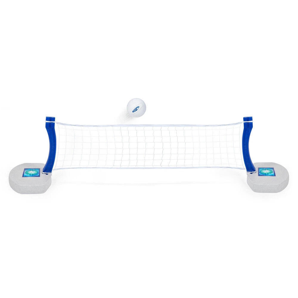 SwimWays, Ensemble de sport 2-en-1 pour la piscine, Filet de volley-ball et panier de basket-ball pour la piscine