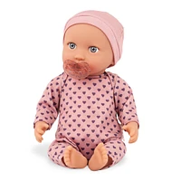 Lullababy - Doll with Pink Onesie & Rocking Bassinet