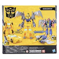 Transformers Toys Buzzworthy Bumblebee Dino Combiner Bumbleswoop Action Figures, 4.5-Inch - R Exclusive