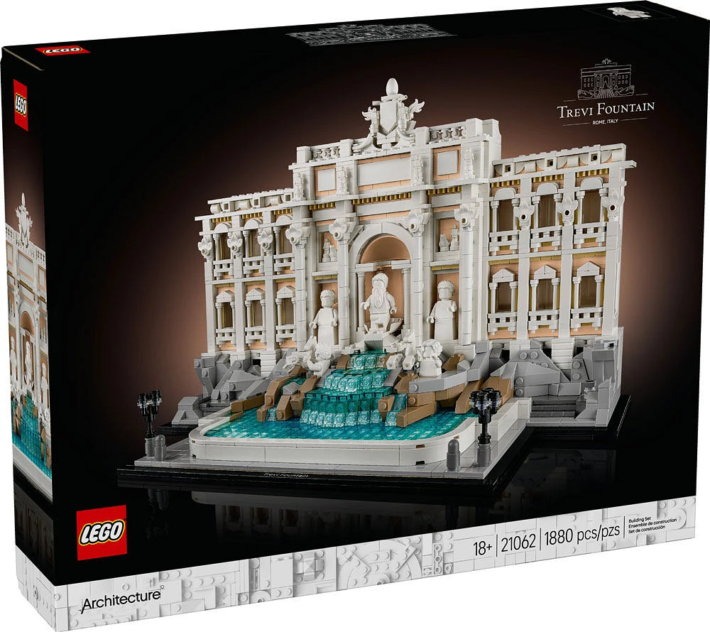 LEGO Architecture Trevi Fountain Building Set - Collectible DIY Craft for Adults - Gift Idea for Men and Women - 21062