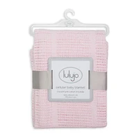 Lulujo Cellular Blanket - Pink