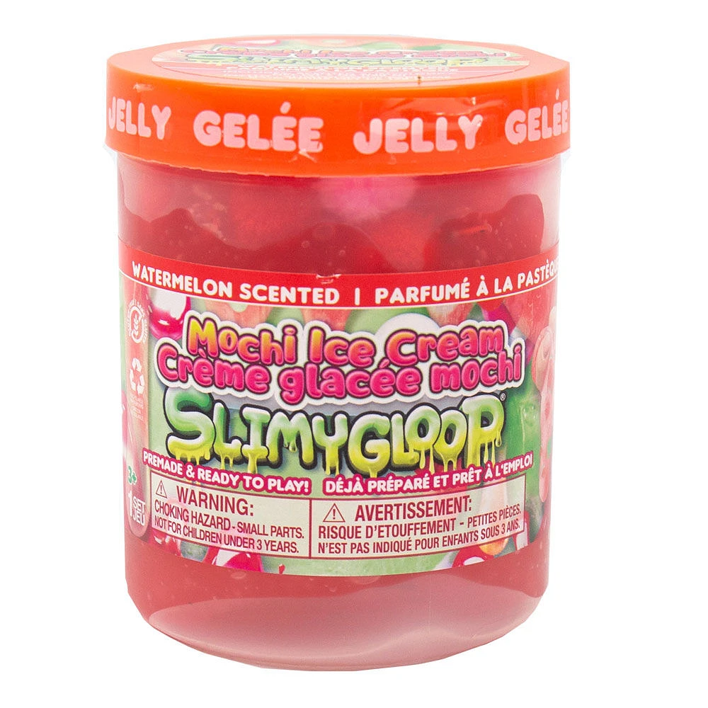 SLIMYGLOOP Substance gluante crème glacée mochi évoquant la gelée parfumée à la pastèque