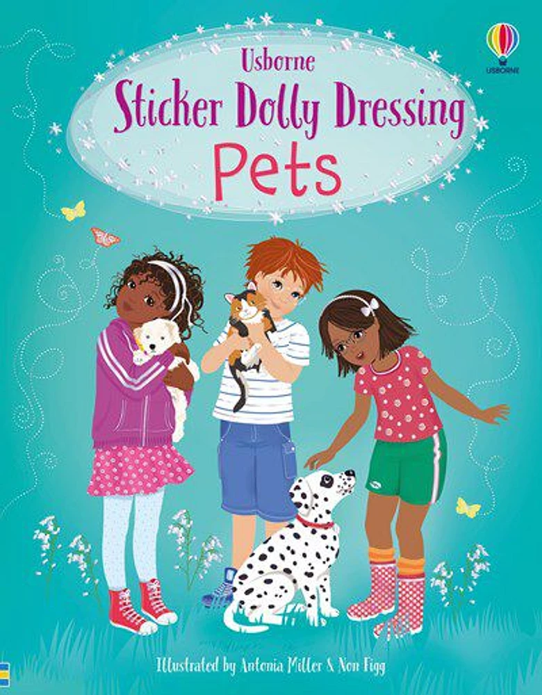 Sticker Dolly Dressing Pets - English Edition