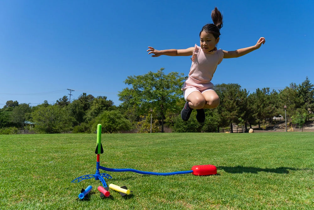 Stomp Rocket Junior avec 8 fusées