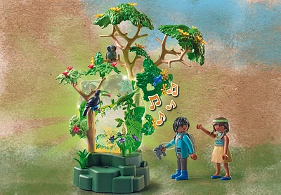 Playmobil - Kapokier avec effets sonores de la forêt tropicale