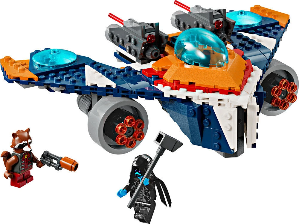 LEGO Marvel Le Warbird de Rocket contre Ronan Ensemble 76278