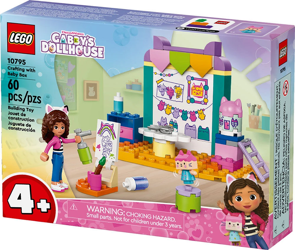 LEGO Gabby's Dollhouse Crafting with Baby Box Pretend-Play Toy, House Playset for Kids 10795