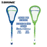 Brine Mini Lacrosse Net Combo Set
