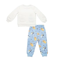 Bluey - 2 Piece Combo Set - Off White and Blue
