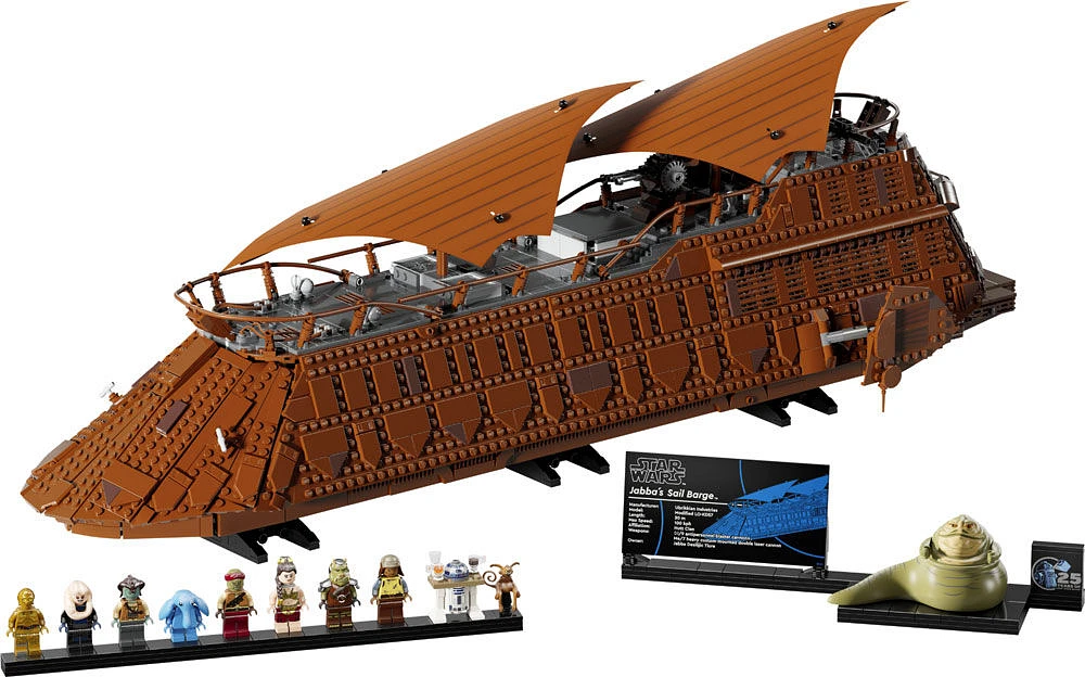 LEGO Star Wars La barge à voiles de Jabba Ensemble à exposer de la série de collection suprême pour les adultes 75397