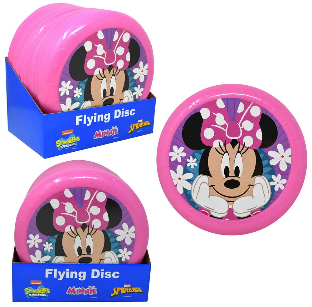 Minnie Licensed 9" Flying Disc in PDQ