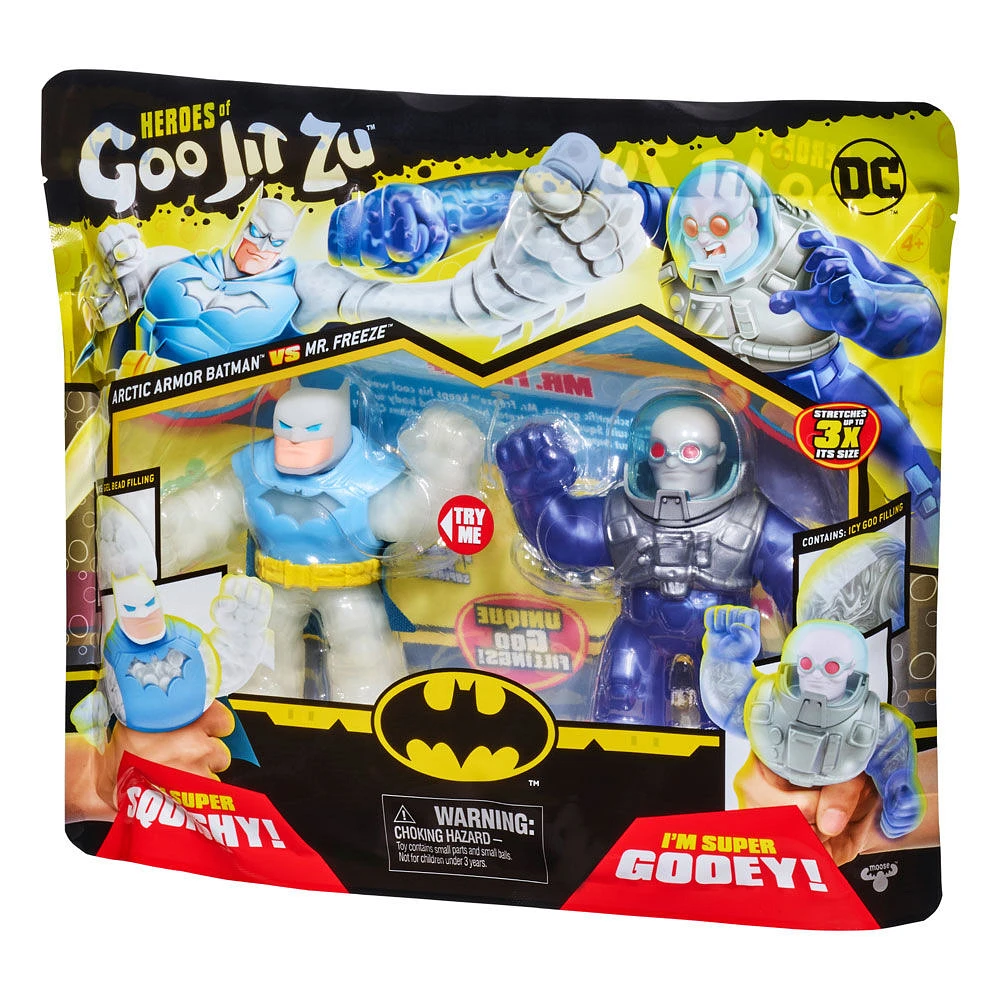 Heroes Of Goo Jit Zu Dc S4 Versus Pack Arctic Attack Batman Vs Mr. Freeze