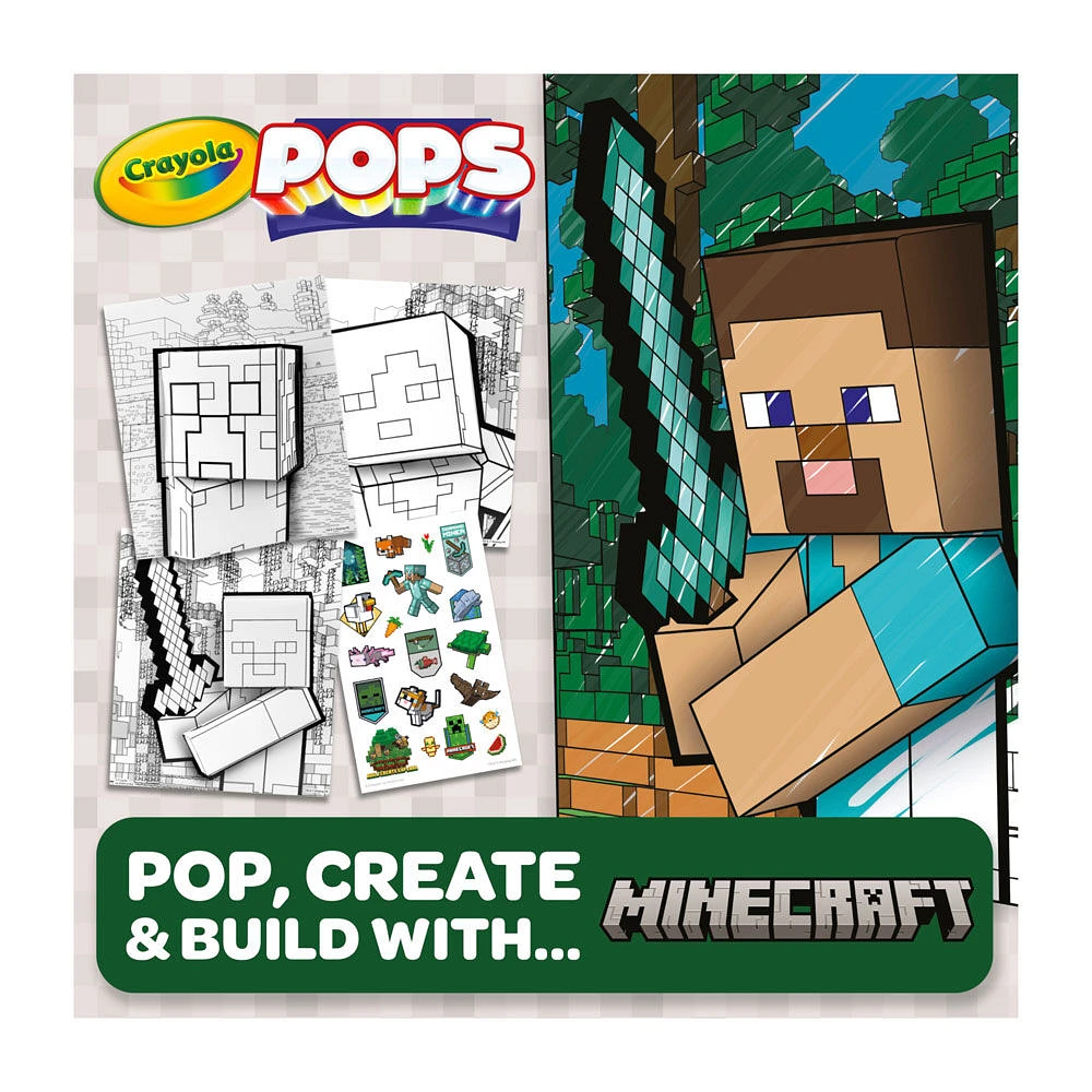 Crayola POPS 3D Minecraft Activity Set