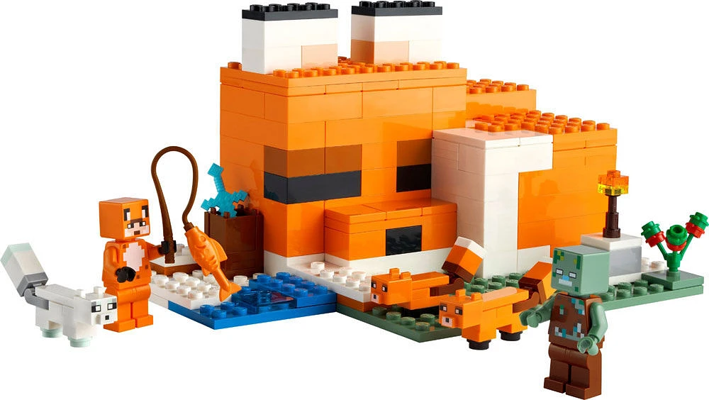 LEGO Minecraft Le refuge renard 21178 Ensemble de construction (193 pièces)