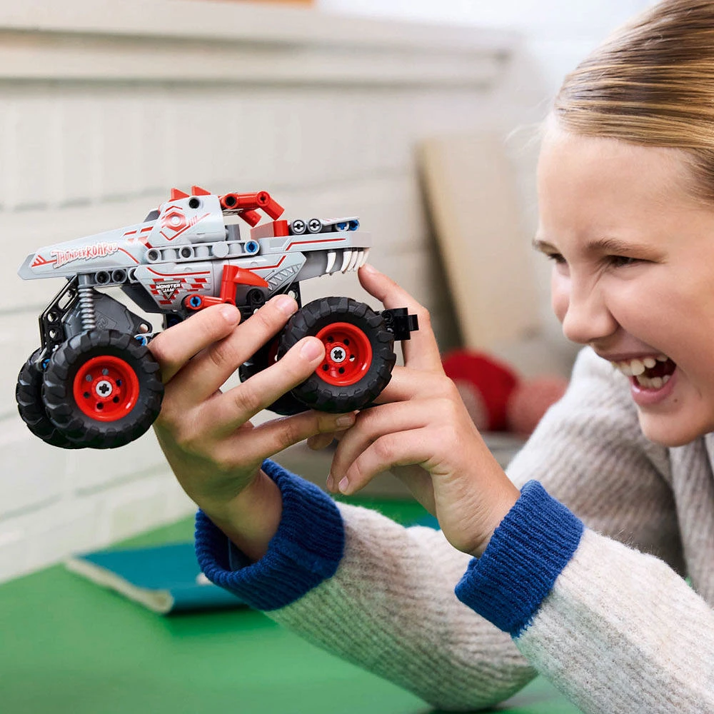 LEGO Technic Monster Jam ThunderROARus Pull-Back Monster Truck Toy - Building Toy for Kids, Boys and Girls - 42200