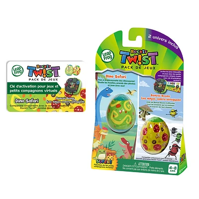 LeapFrog RockIt Twist 2 Pack: Dinosaur Discoveries and Banzai Beans Showdown - French Edition