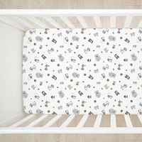 Lot de 2 draps en flanelle Koala Baby Woodland/Dots