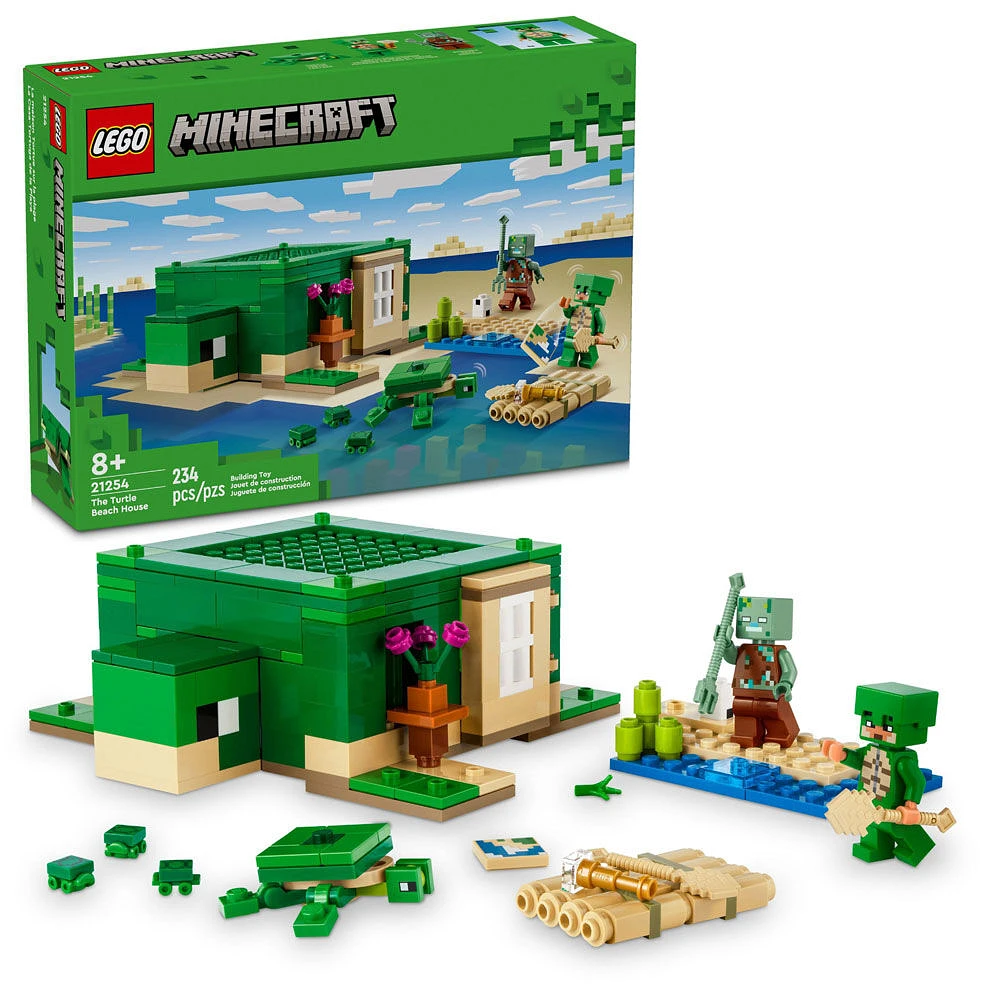 LEGO Minecraft La maison Tortue sur la plage Modèle 21254