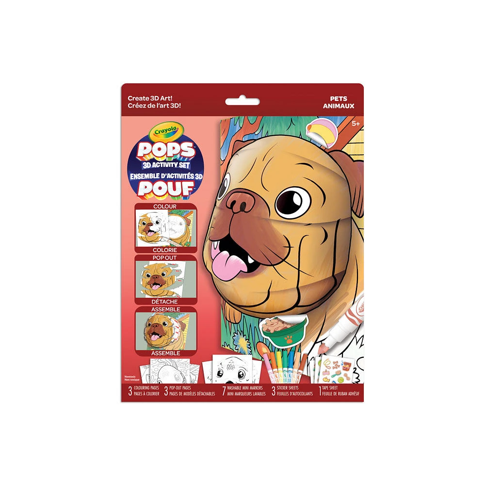 Crayola POPs 3D Kids Art Set