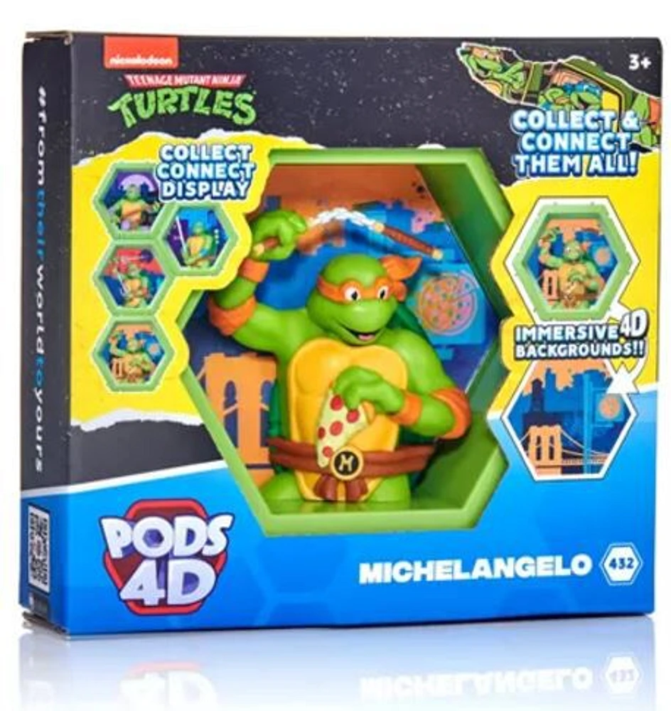 Pods 4D Teenage Mutant Ninja Turtles- Michelangelo