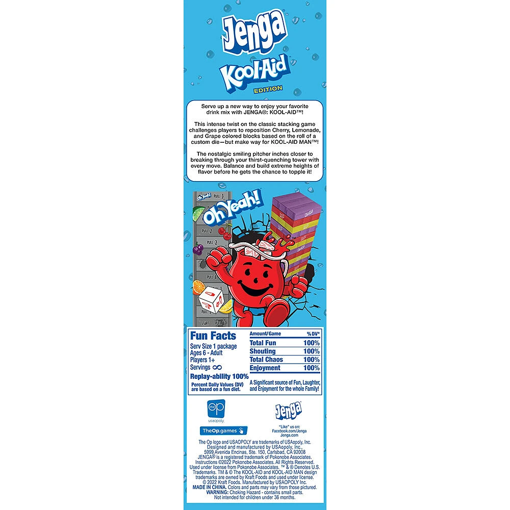 USAopoly JENGA: Kool-Aid - Édition anglaise