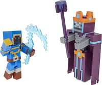 Minecraft- Dungeons - Pack 2 Figurines 8 Cm