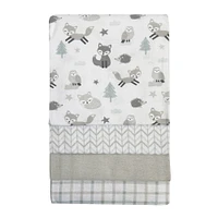 Lot de 4 couvertures de réception en flanelle Koala Baby Fox